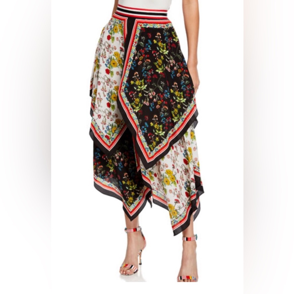 Alice + Olivia Multicolor Patterned Wrap Dress - image 5